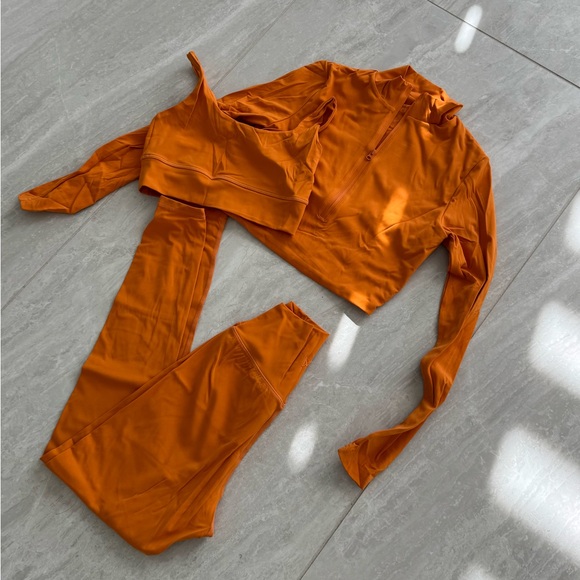 Meshki Pants - Meshki 3 Piece Set - Orange
